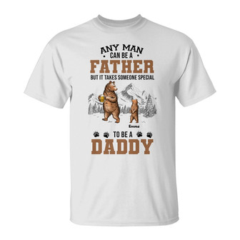 Personalized Dad Papa Bear T Shirt - Thegiftio UK