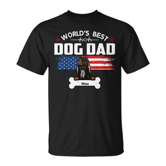 Personalized Dog Dad FD T Shirt - Thegiftio UK