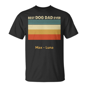 Personalized Dog Dad Grandpa Photo T Shirt - Thegiftio UK