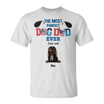 Personalized Dog Dad Mom T Shirt - Thegiftio UK