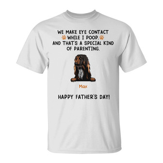 Personalized Dog Dad T Shirt - Thegiftio UK