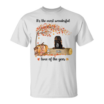 Personalized Dog Fall Halloween T Shirt - Thegiftio UK