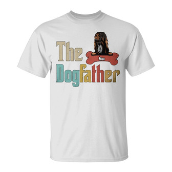 Personalized Dog Father Happy Father's Day T Shirt - Thegiftio UK