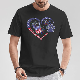 Personalized Dog Heart T Shirt - Thegiftio UK