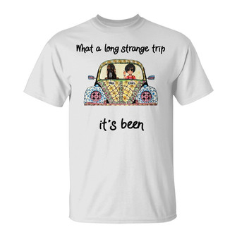 Personalized Dog Hippie Girl Strange Trip T Shirt - Thegiftio UK