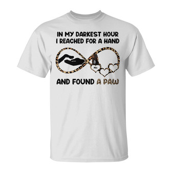 Personalized Dog I Found A Paw T Shirt - Thegiftio UK