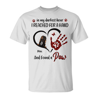 Personalized Dog I Found A Paw T Shirt - Thegiftio UK
