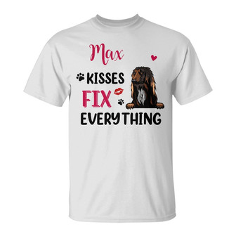 Personalized Dog Kisses Fix Everything T Shirt - Thegiftio UK
