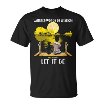 Personalized Dog Let It Be T Shirt TID - Thegiftio UK