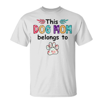 Personalized Dog Mom Belongs To Arrow Pattern T Shirt - Thegiftio UK