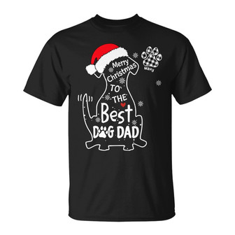 Personalized Dog Mom Dad Christmas T Shirt - Thegiftio UK