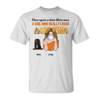 Personalized Dog Mom Fall Halloween T Shirt - Thegiftio UK
