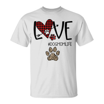 Personalized Dog Mom Life Love T Shirt - Thegiftio UK