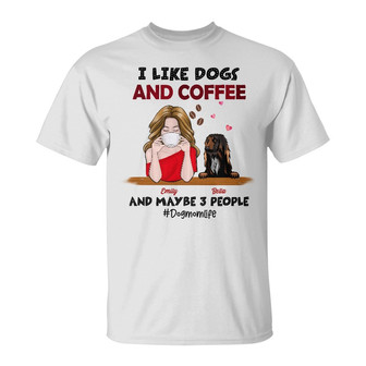 Personalized Dog Mom Life T Shirt - Thegiftio UK