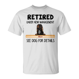 Personalized Dog Mom Retirement Wine T Shirt - Thegiftio UK