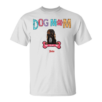 Personalized Dog Mom T Shirt - Thegiftio UK