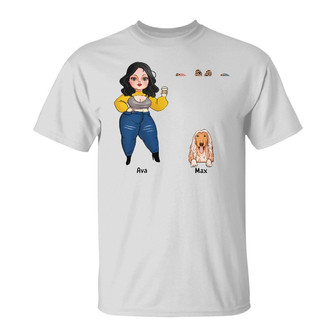 Personalized Dog Mom T Shirt - Thegiftio UK