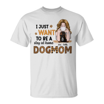 Personalized Dog Mom T Shirt - Thegiftio UK