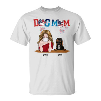 Personalized Dog Mom T Shirt - Thegiftio UK