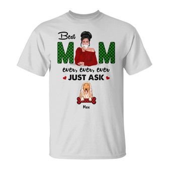 Personalized Dog Mom T Shirt - Thegiftio UK