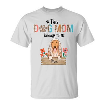 Personalized Dog Mom T Shirt - Thegiftio UK