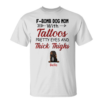 Personalized Dog Mom T Shirt - Thegiftio UK