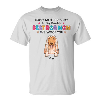 Personalized Dog Mom T Shirt - Thegiftio UK