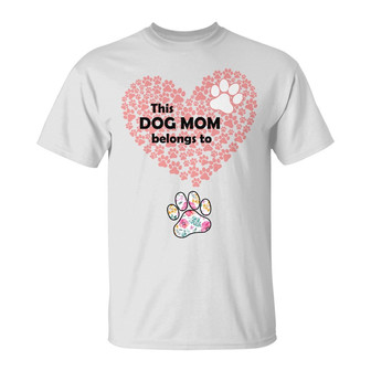Personalized Dog Mom T Shirt - Thegiftio UK