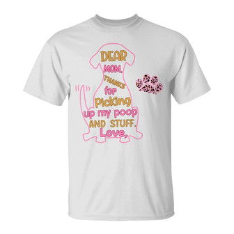 Personalized Dog Mom Thanks For T Shirt - Thegiftio UK