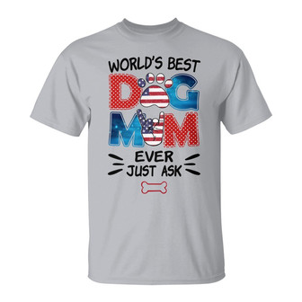Personalized Dog Mom White T Shirt - Thegiftio UK