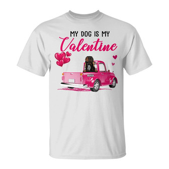 Personalized Dog My Valentine T Shirt - Thegiftio UK