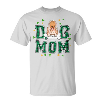 Personalized Fur Mom Gifts, Dog Mom Patrick's Day T Shirt - Thegiftio UK