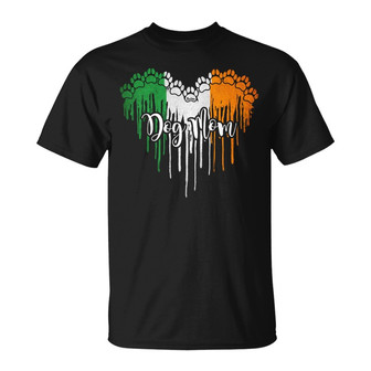 Personalized Funny St Patrick's Dog, Heart Dog Mom Patrick's Day T Shirt - Thegiftio UK