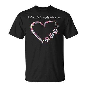 Personalized Dog Simple Woman T Shirt - Thegiftio UK