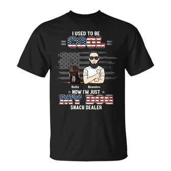 Personalized Dog Snack Dealer T Shirt - Thegiftio UK