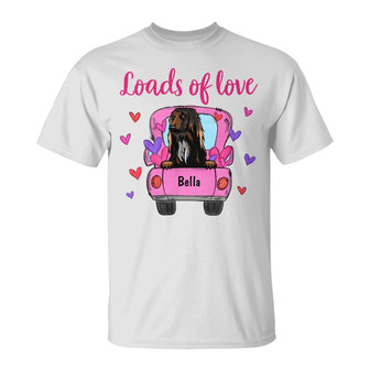 Personalized Dog Valentine Truck T Shirt - Thegiftio UK