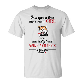 Personalized Dog Wine T Shirt - Thegiftio UK