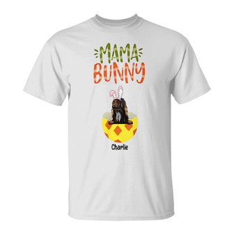 Personalized Easter Mom Bunny Dog T Shirt - Thegiftio UK