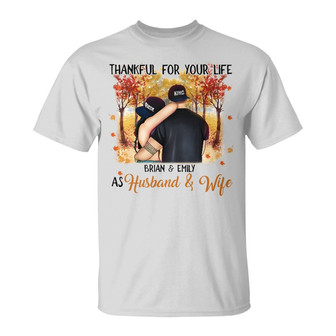 Personalized Fall Couple T Shirt - Thegiftio UK