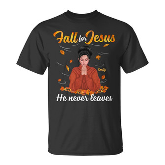 Personalized Fall Girl T Shirt - Thegiftio UK