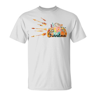 Personalized Fall Halloween Mom Grandma T Shirt - Thegiftio UK
