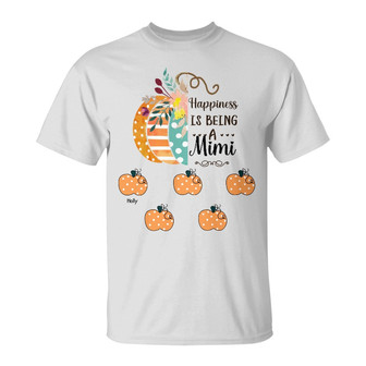 Personalized Fall Halloween Mom Grandma T Shirt - Thegiftio UK