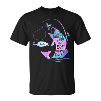 Personalized FD Fishing Dad T Shirt - Thegiftio UK