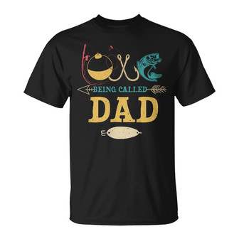 Personalized Fishing Dad Grandpa Love T Shirt - Thegiftio UK