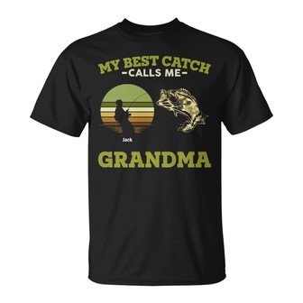 Personalized Fishing Dad Grandpa T Shirt - Thegiftio UK
