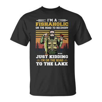 Personalized Fishing T Shirt - Thegiftio UK