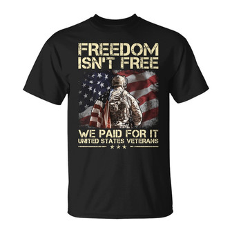 Personalized Freedom Isn't Free T Shirt - Thegiftio UK