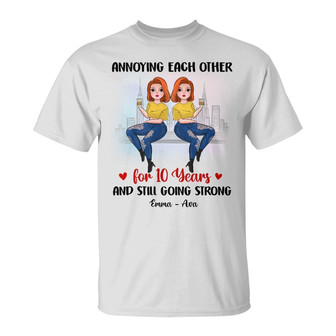 Personalized Friends Anniversary T Shirt - Thegiftio UK