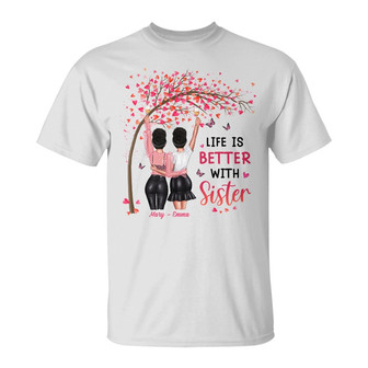 Personalized Friends Sister T Shirt - Thegiftio UK