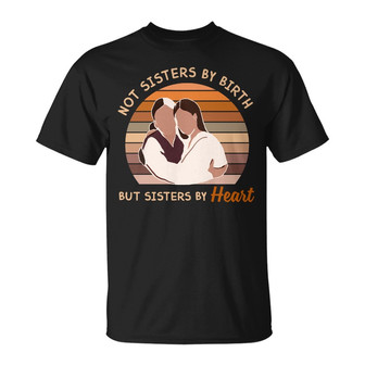 Personalized Friends Sisters By Heart T Shirt - Thegiftio UK